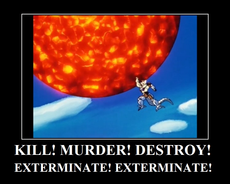 Mecha Frieza-Exterminate! Exterminate!-(Poster)