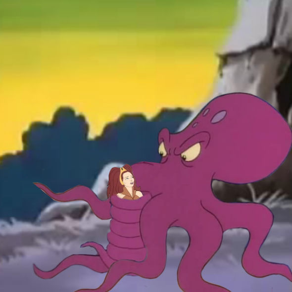 Princess Octopus Princess aura and a octopus by autotyson on DeviantArt
