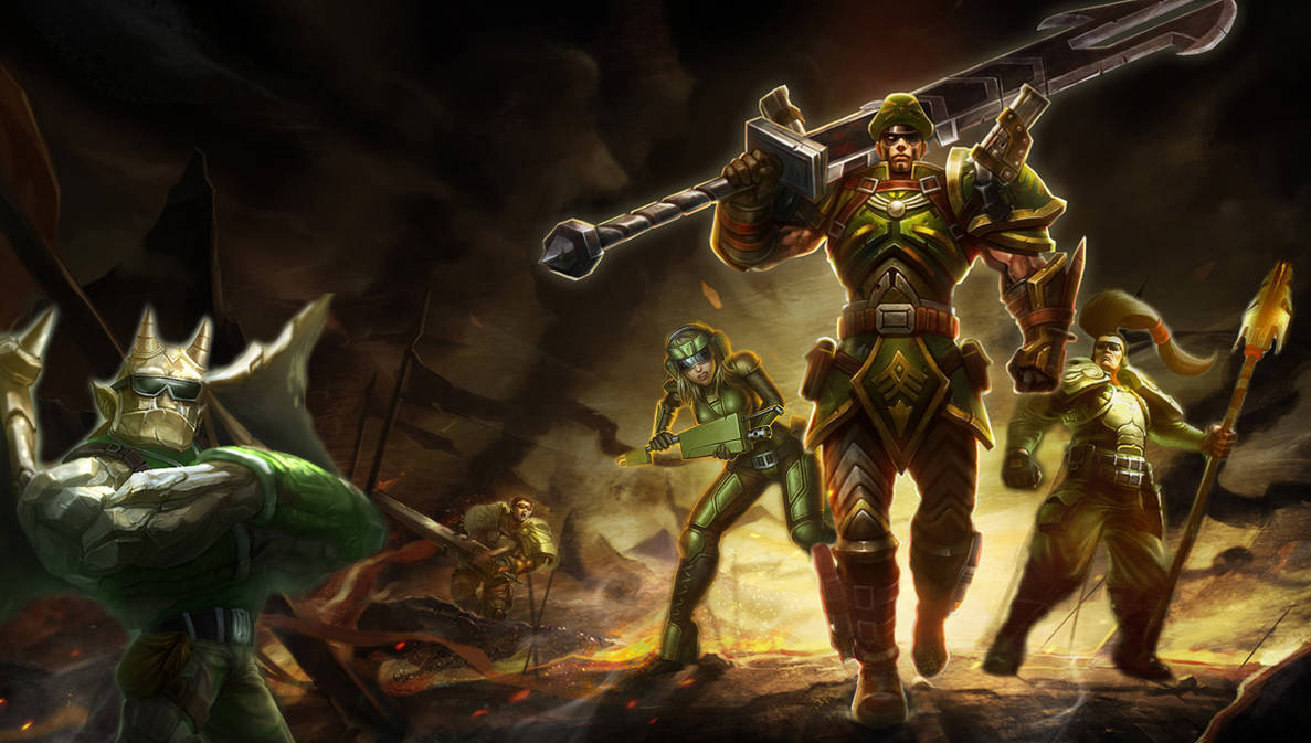 League of Legends Commando by Maxyjo on DeviantArt