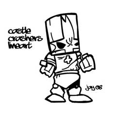 Castle Crashers Lineart