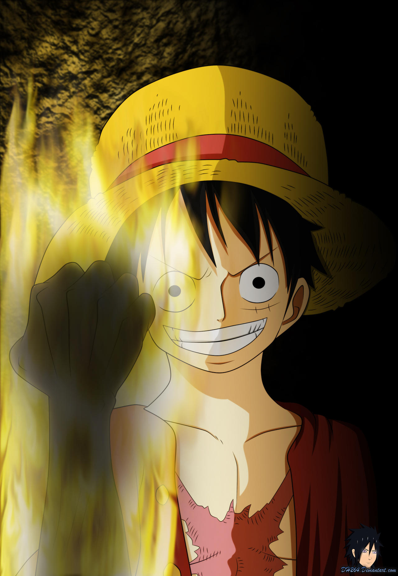 Luffy Jet Hawk by DH264 on DeviantArt