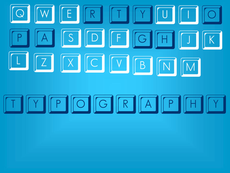 Typography Keyboard by PurgatoryDean on DeviantArt