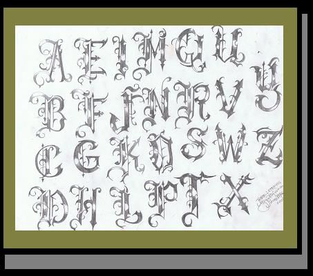 TRIBAL LETTERING 4 by inkwork27 on DeviantArt