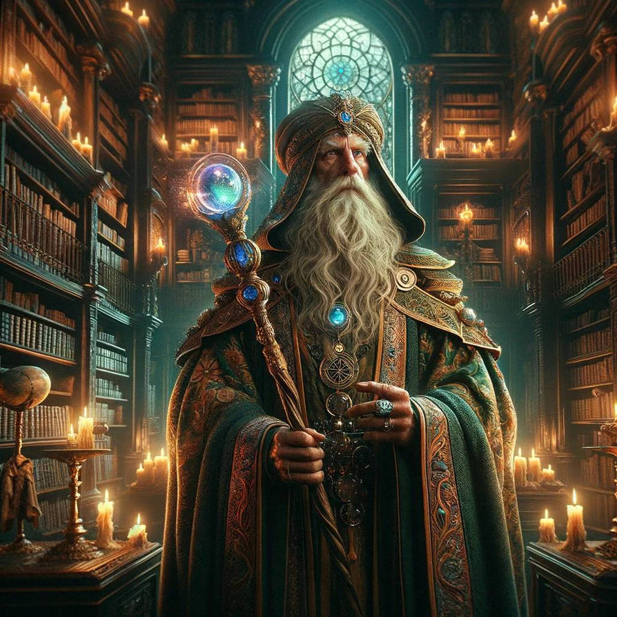 Might Wizard Antonius the Mighty Wizard by Xanayha on DeviantArt