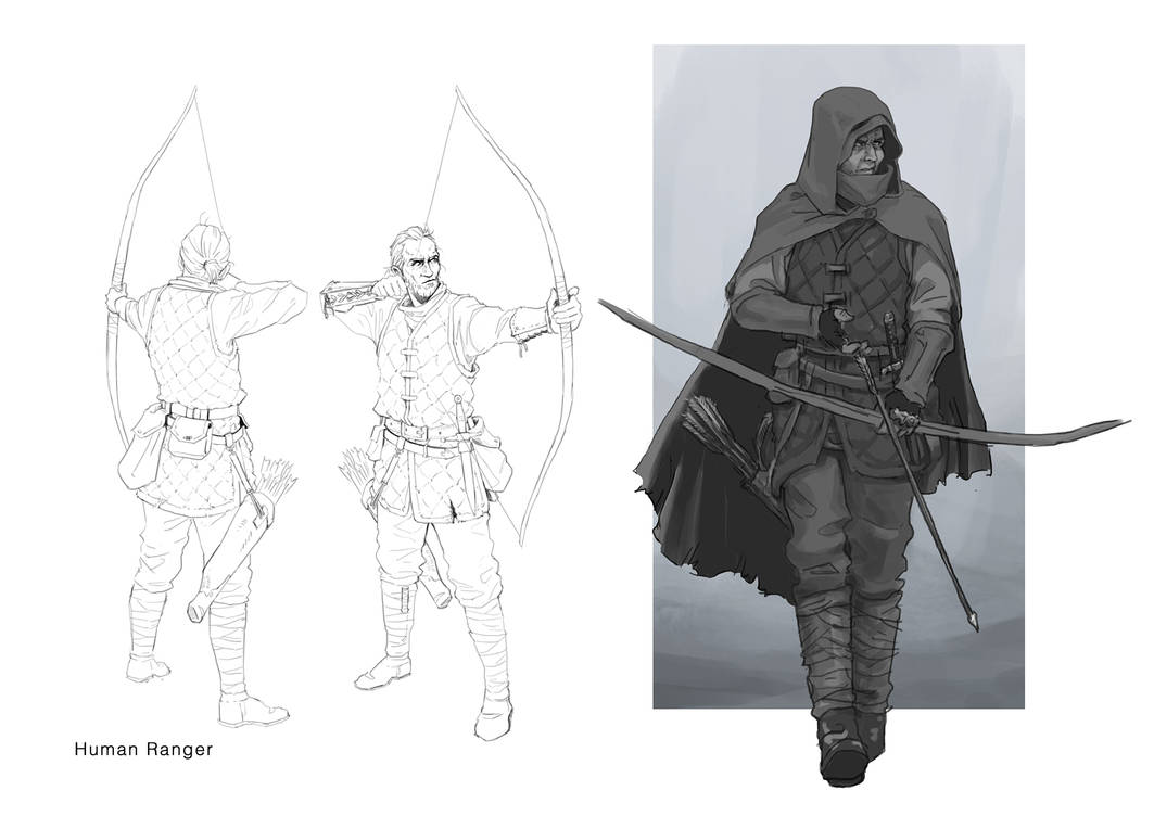 DnD Character - Human Ranger by RaiaCircle on DeviantArt