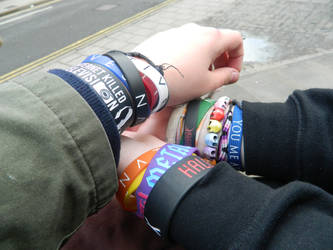 Wristbands...