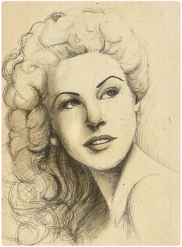 Lana Turner Sketch Dump