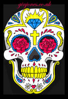 sugar skull vector