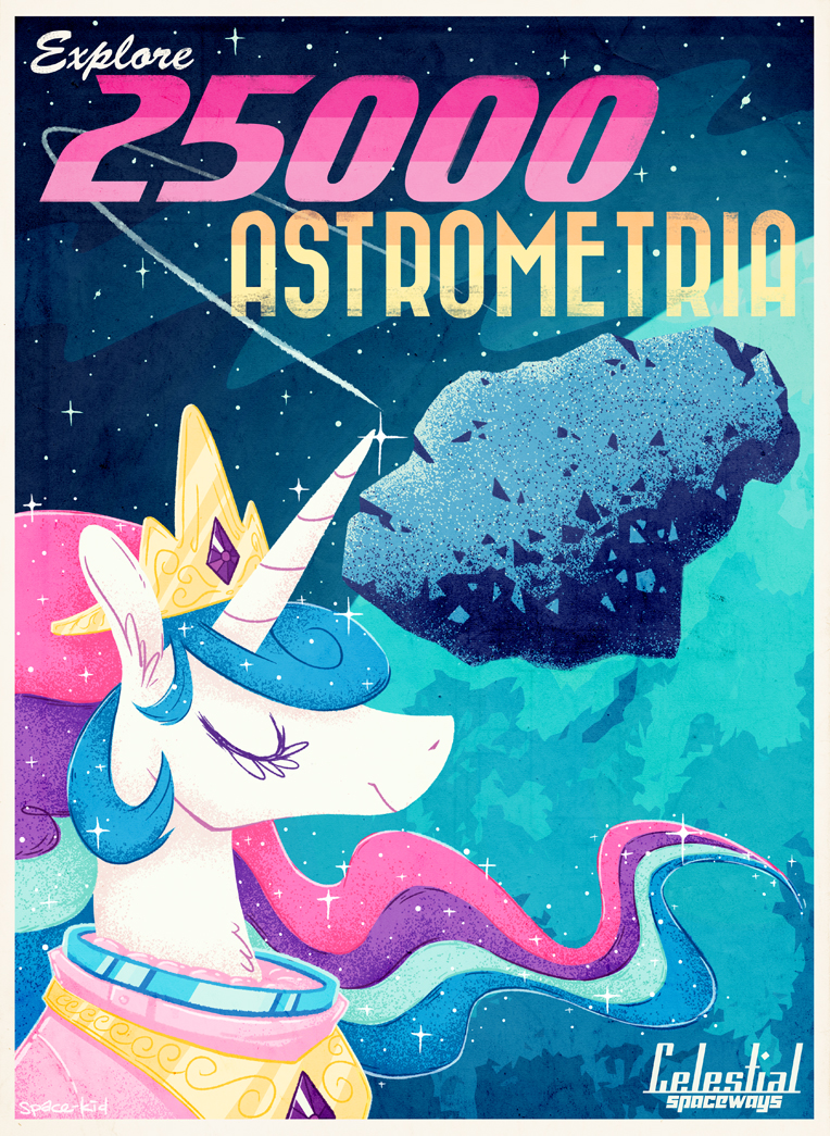 Celestial Spaceways Poster