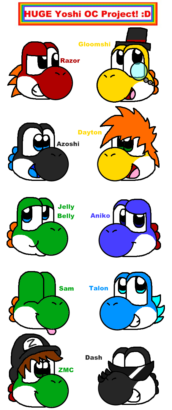 HUGE Yoshi OC Project! Part 4