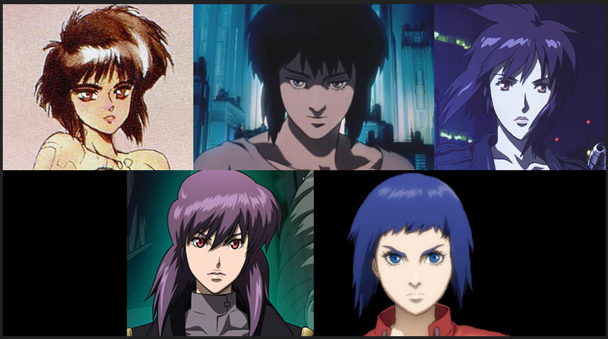 Motoko Kusanagi Evolution