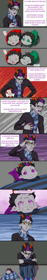 Grubsitting Eridan:  Projection