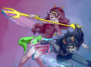 Ladystuck Vriska VS Feferi