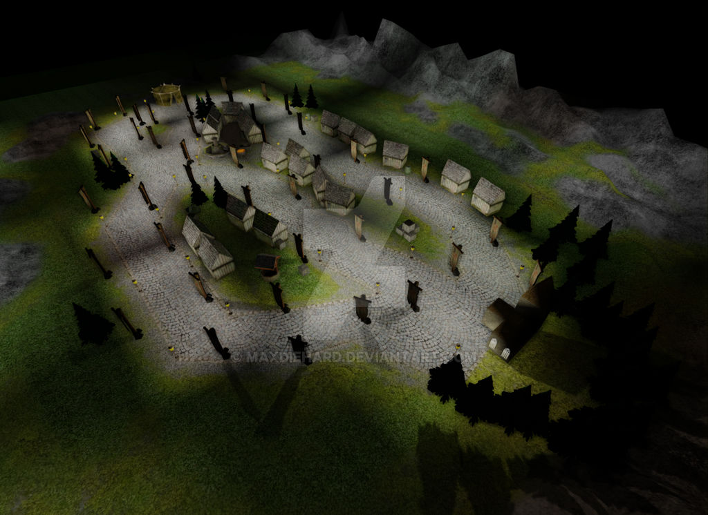 Tile Map Night Night Map render 01 by MaxDiehard on DeviantArt