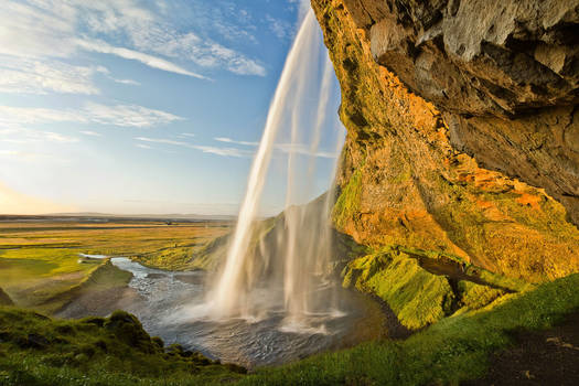 Seljalandsfoss at Sunset