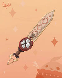 Klee themed short sword