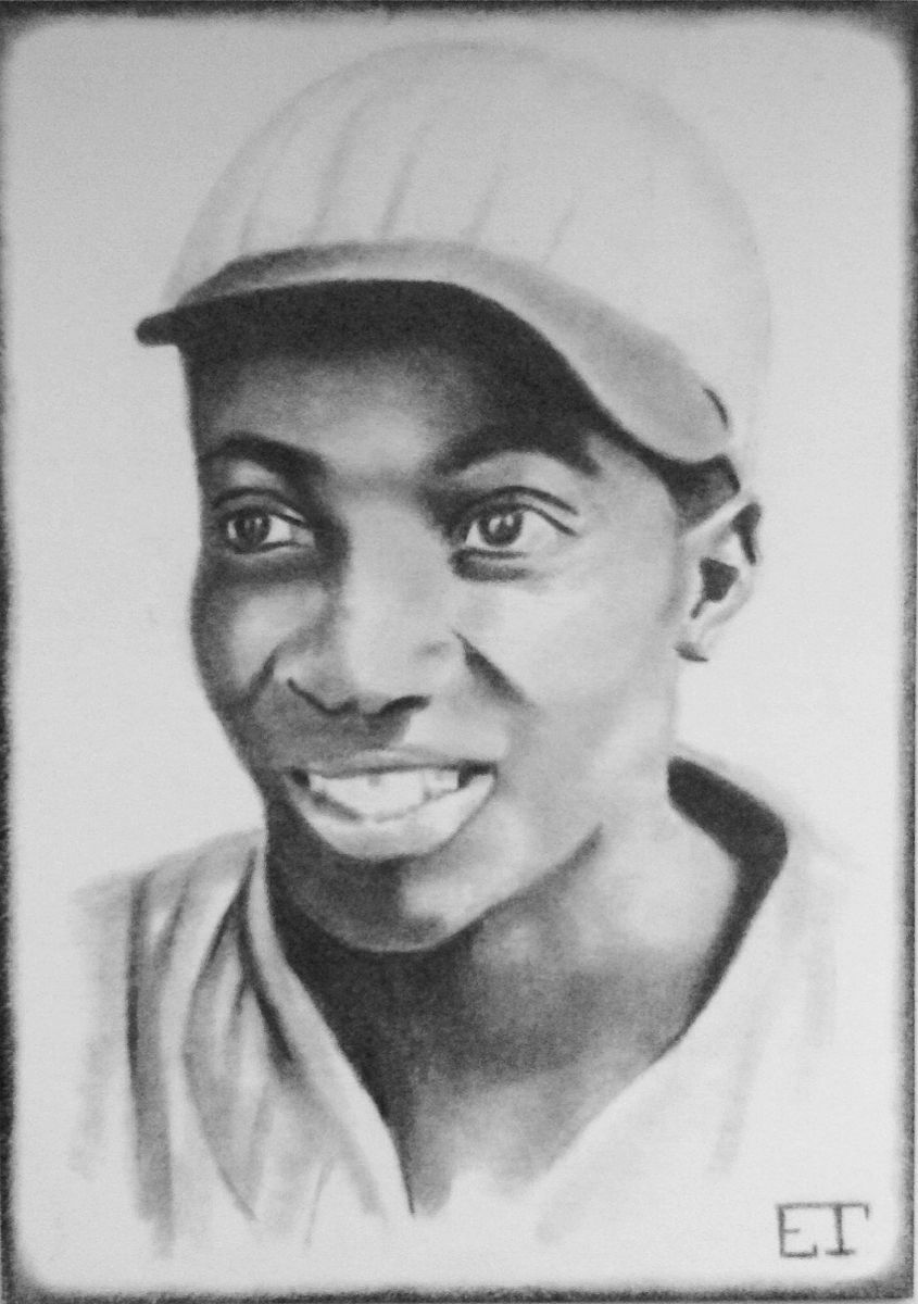 Cool Papa Bell St. Louis Baseball Sketch Card