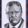 Theodore Roosevelt Pastime Portraits Sketch Card