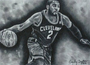 Kyrie Irving Cavaliers NBA Basketball Sketch Card