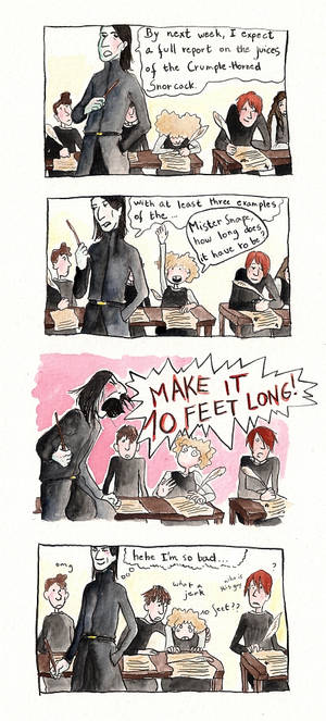 Snape's first day...