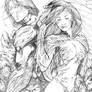 darkness and witchblade pencils