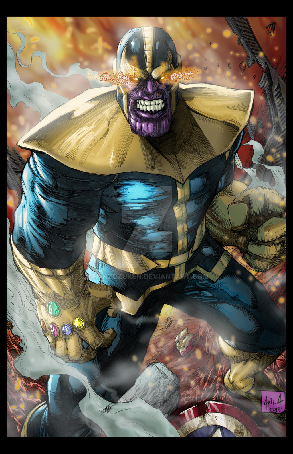 Thanos Colored