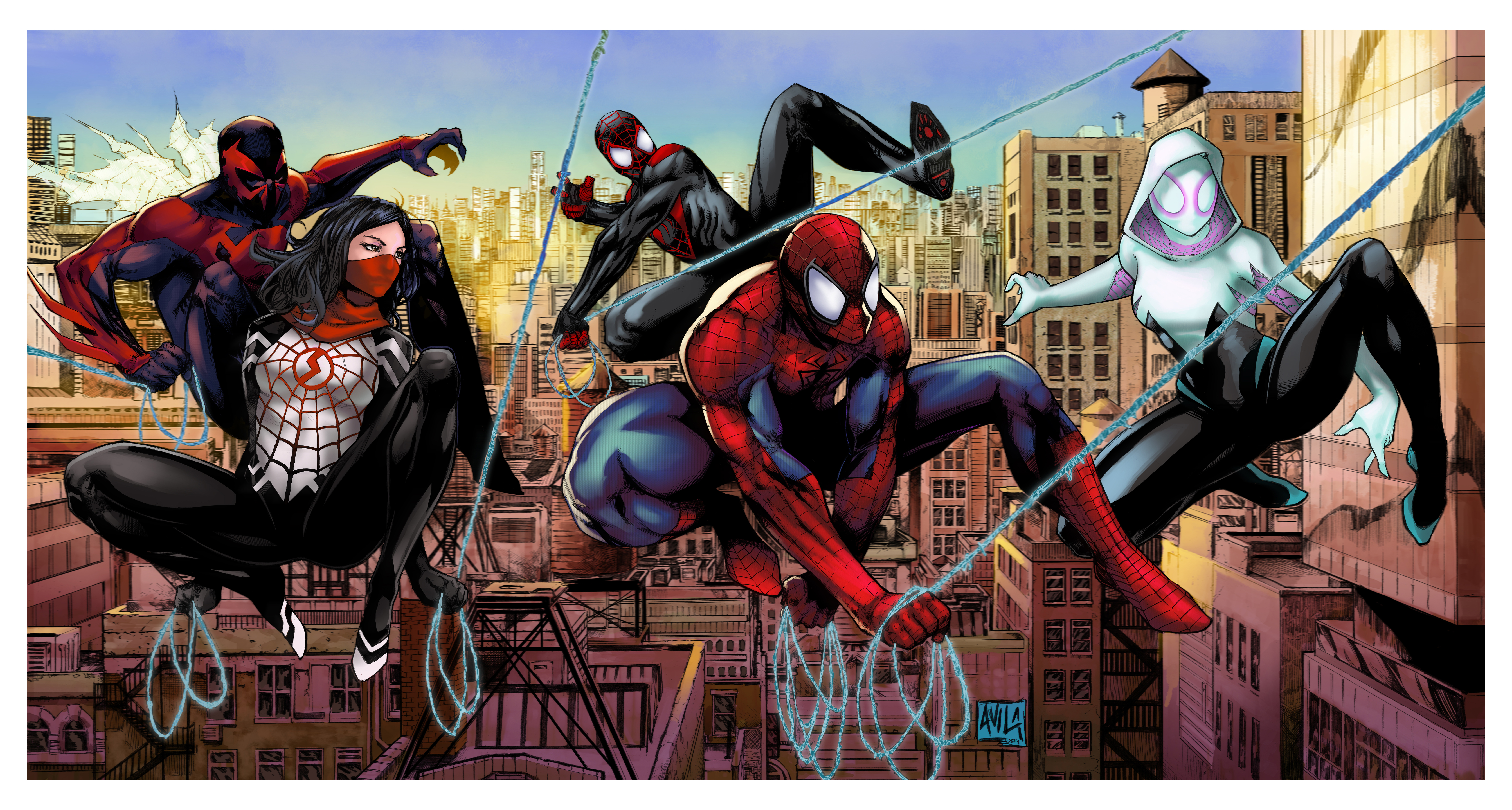SpidermanfamilyColorsFinalVersion scaled down