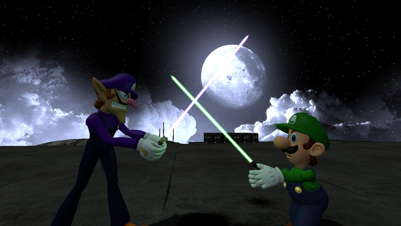 Gmod- Waluigi Vs. Luigi