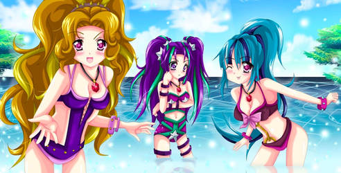 MLP Fim Equestria Girls: A Dazzling Beach