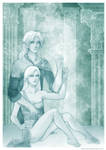 Aminael and Dragon: the ritual by sionra