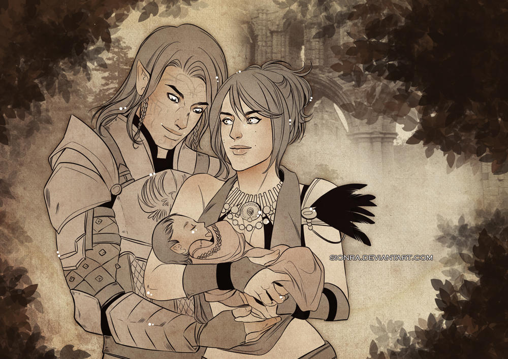 Mahariel and Tabris (Dragon Age: Origins) by Wilvarin-chan on DeviantArt