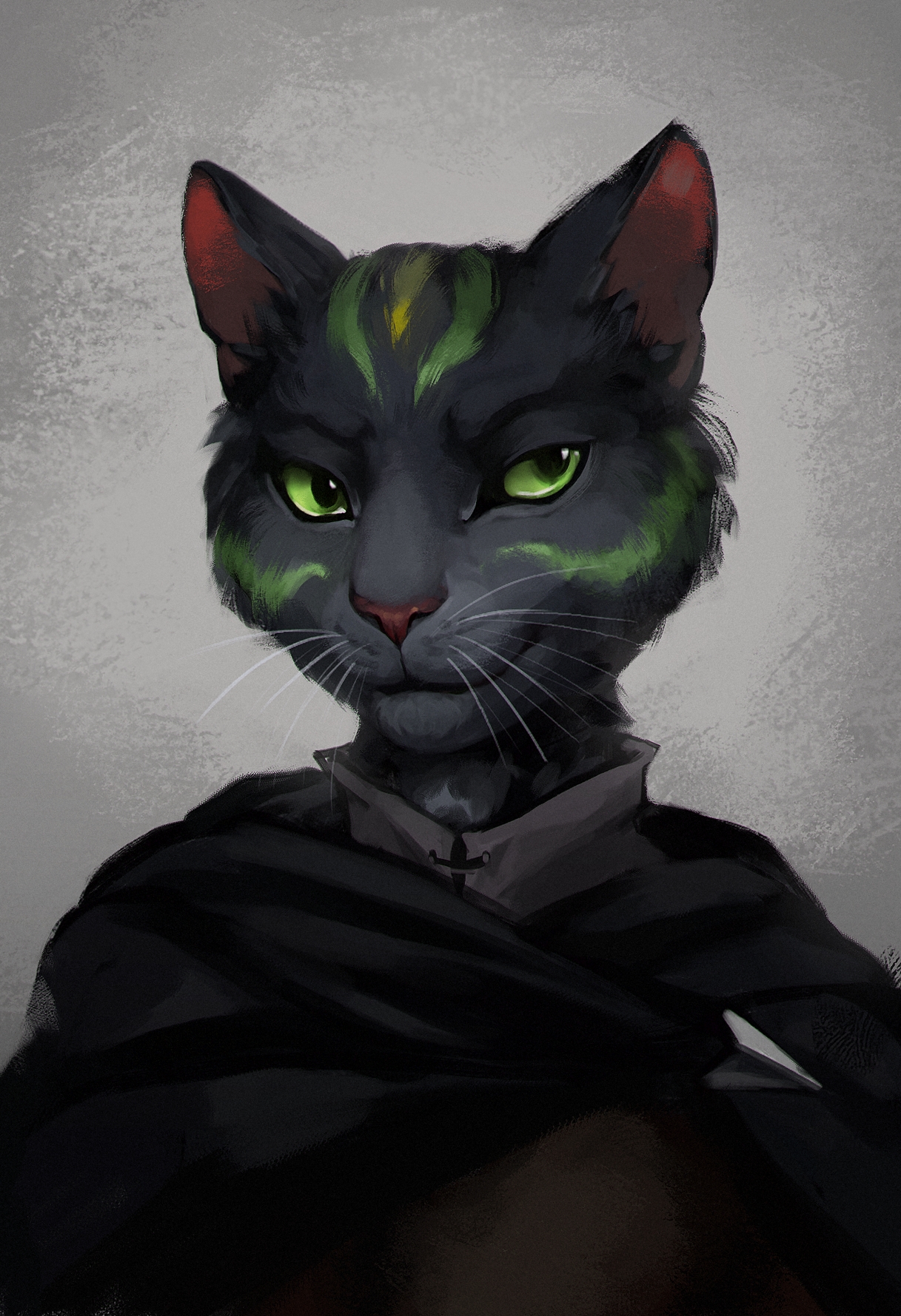 Commission: DnD Tabaxi Portrait
