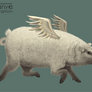 Curly-Flying-Pig GIF