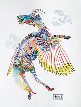 Watercolor Alebrije