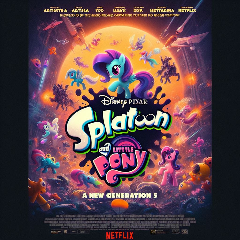Splatoon Netflix Splatoon X My Little Pony Netflix Pixar AI 8 by TomArtista on DeviantArt