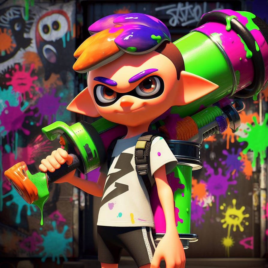 Splatoon Inkling Boy AI 2 by TomArtista on DeviantArt