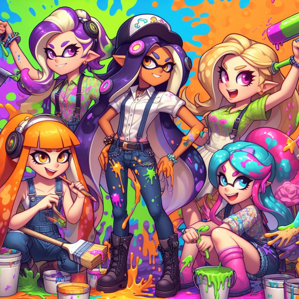 Splatoon Charters Splatoon Octolings and Inktolings AI by TomArtista on DeviantArt