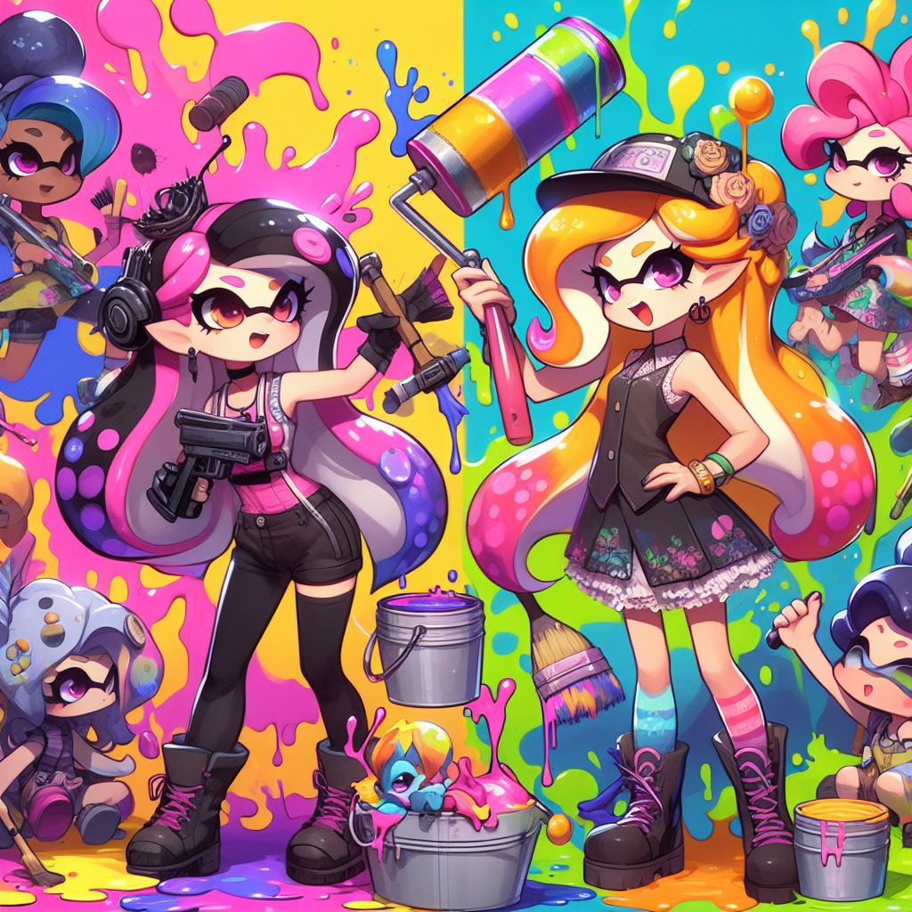 Splatoon Inklings and Octolings AI 2 by TomArtista on DeviantArt