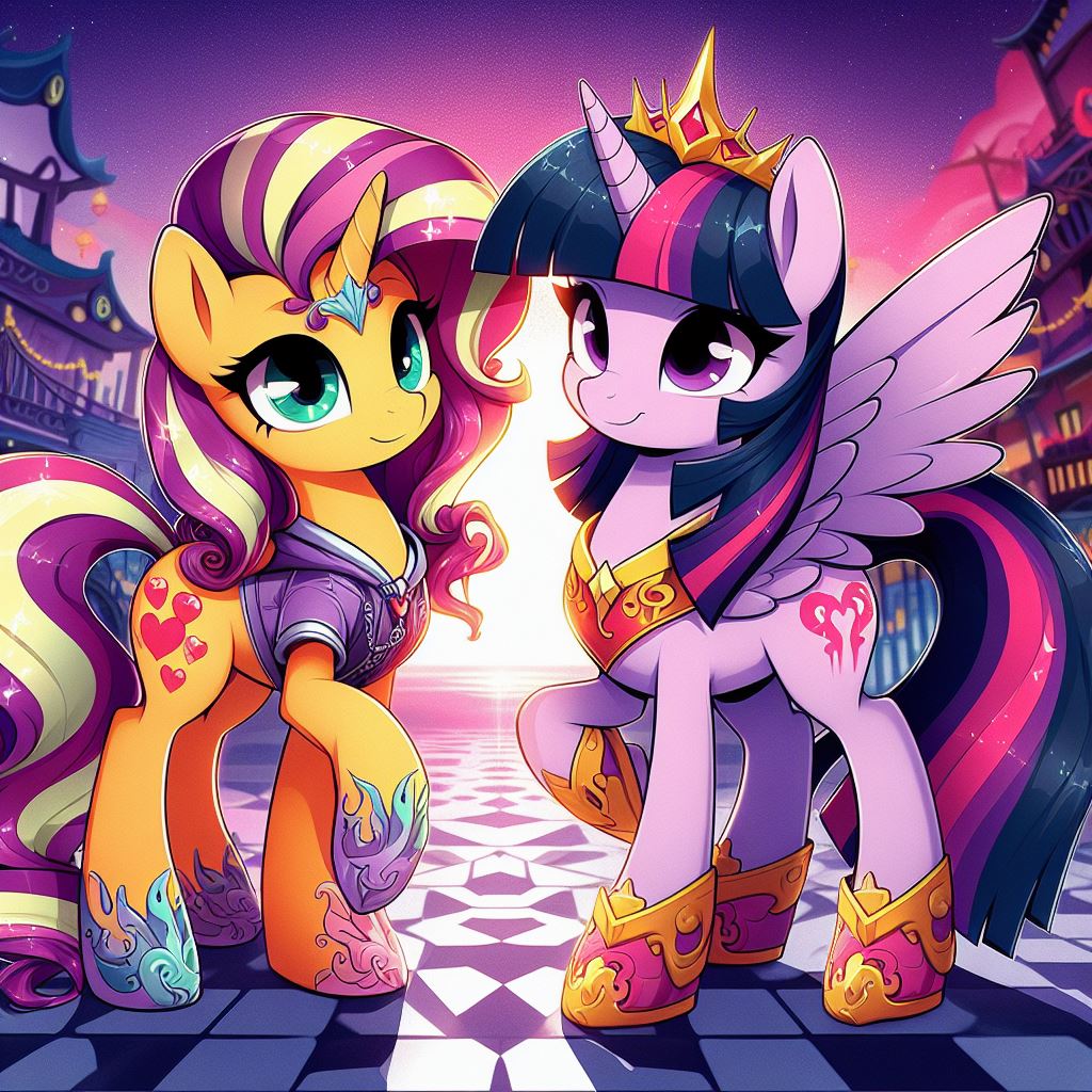 Mlp Ruler Twilight Plot MLP Twilight And Sunset in the kingdom AI 2 by TomArtista on DeviantArt