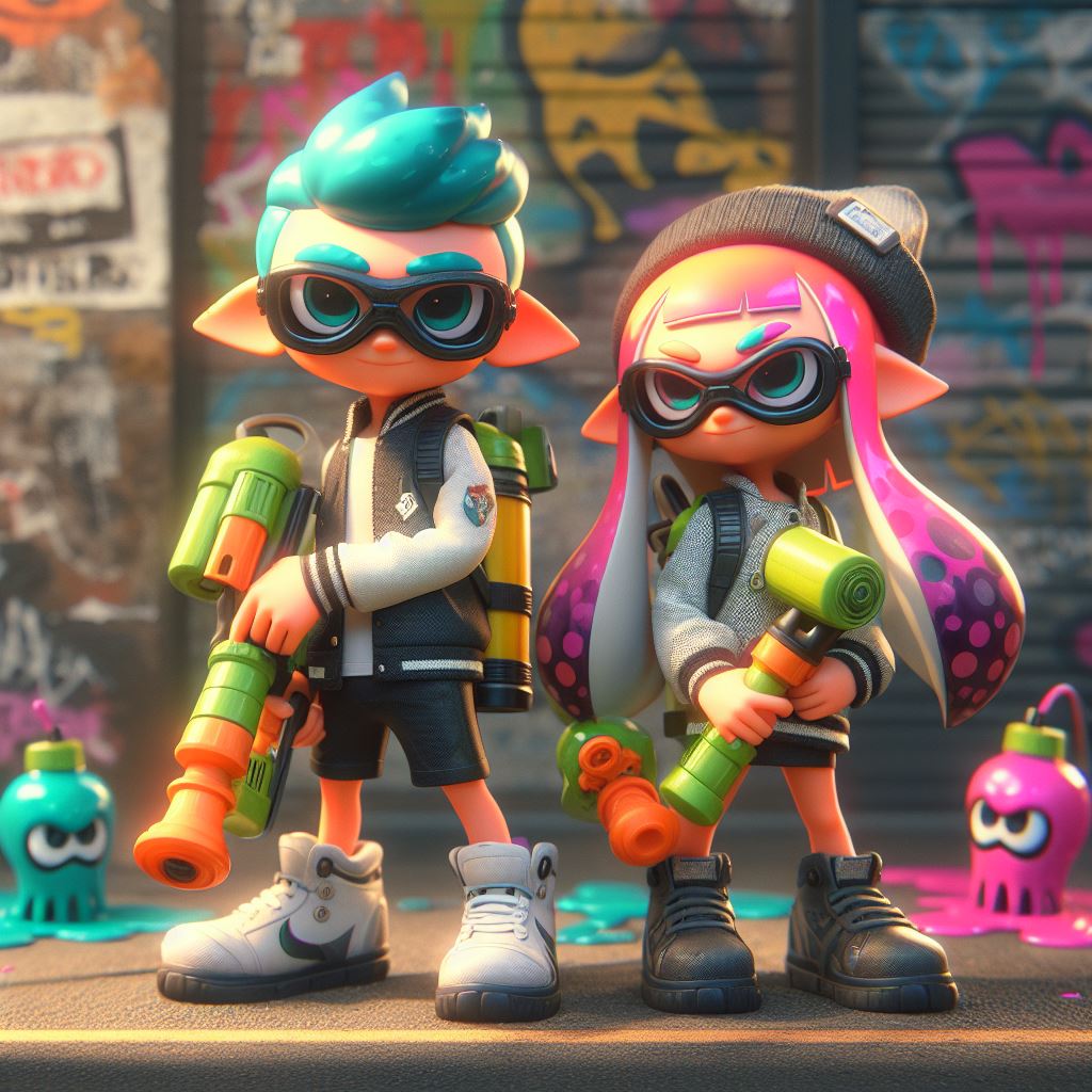 Splatoon Inklings Splatoon Inkling Boy and Girl AI 9 by TomArtista on DeviantArt