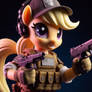 MLP X Call Of Duty Applejack Soldier AI 4