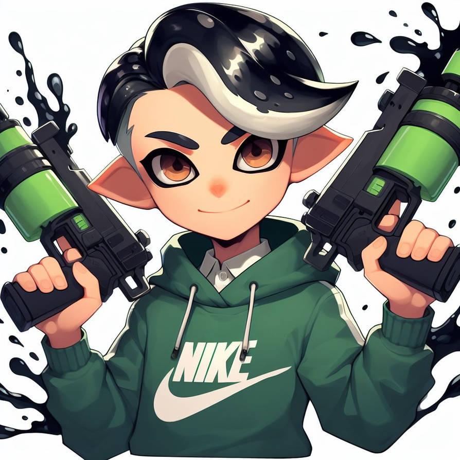 Splatoon X Nike Inktoling Boy AI 5 by TomArtista on DeviantArt