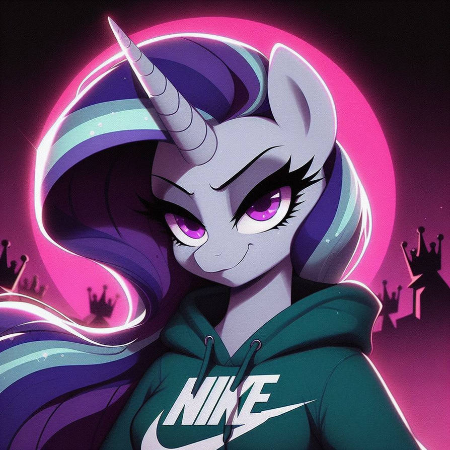 MLP X Nike Evil Rarity AI 1 by TomArtista on DeviantArt