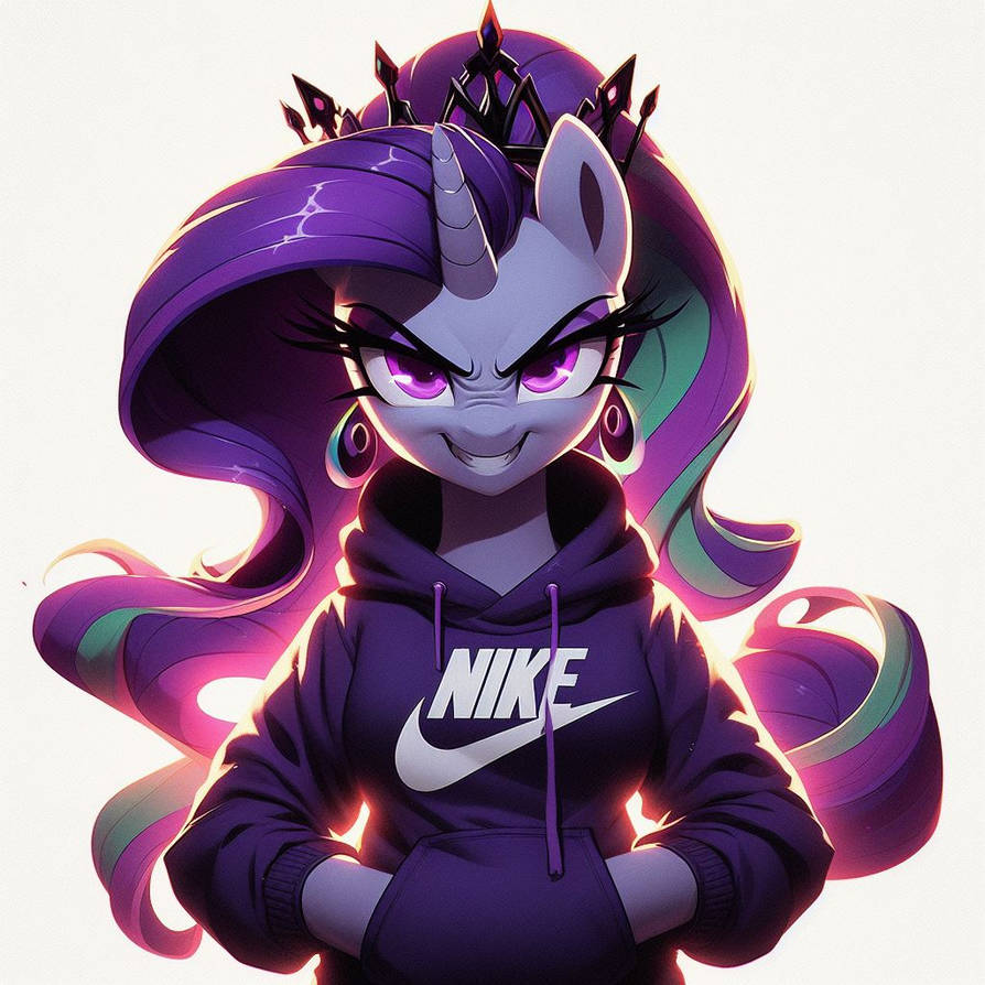 MLP X Nike Evil Rarity AI 3 by TomArtista on DeviantArt