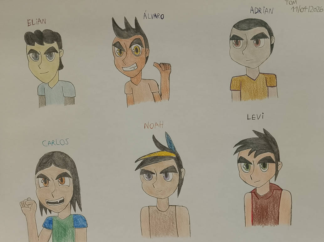 Protagonist Drawing Examples Draw Protagonists Part 12 by TomArtista on DeviantArt