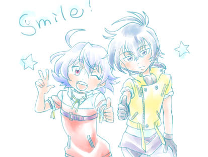 smile! Kakeru and Subaru(Riki, Samuru)