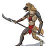 Gnoll with bardiche