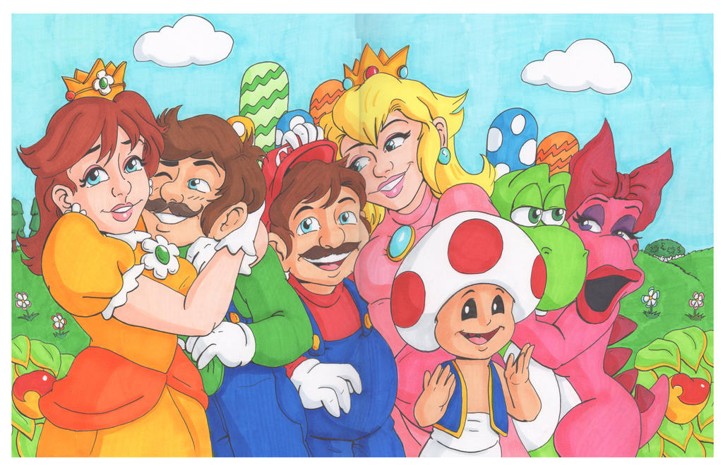 Mario Coexist Mario and Friends by Jaymzeecat on DeviantArt