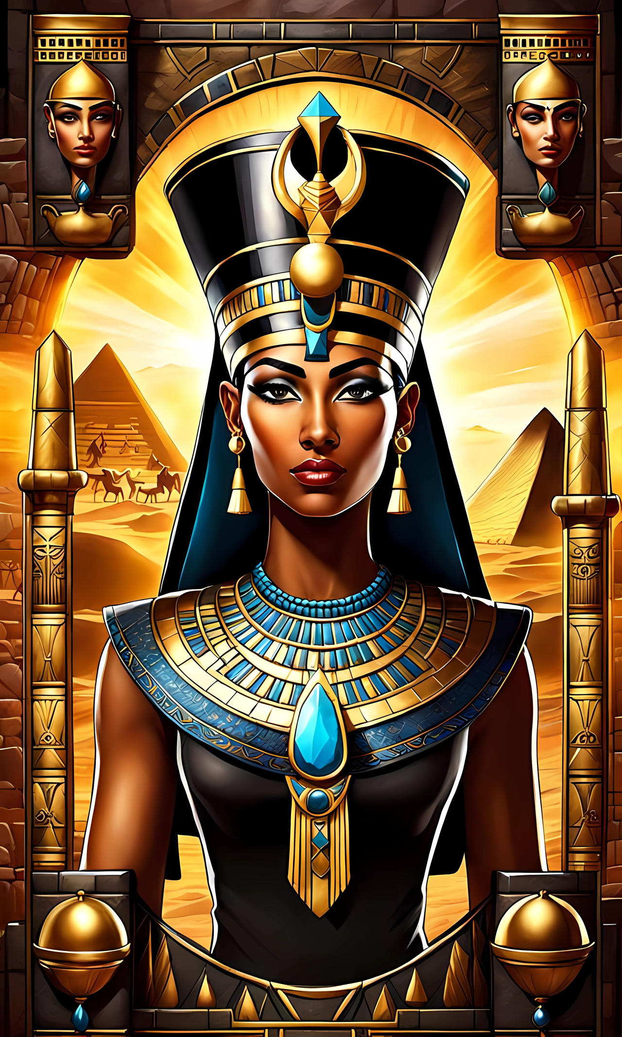 Egyptian Queen 9 by AphroditeAI on DeviantArt Egyptian Queen 9 by AphroditeAI on DeviantArt