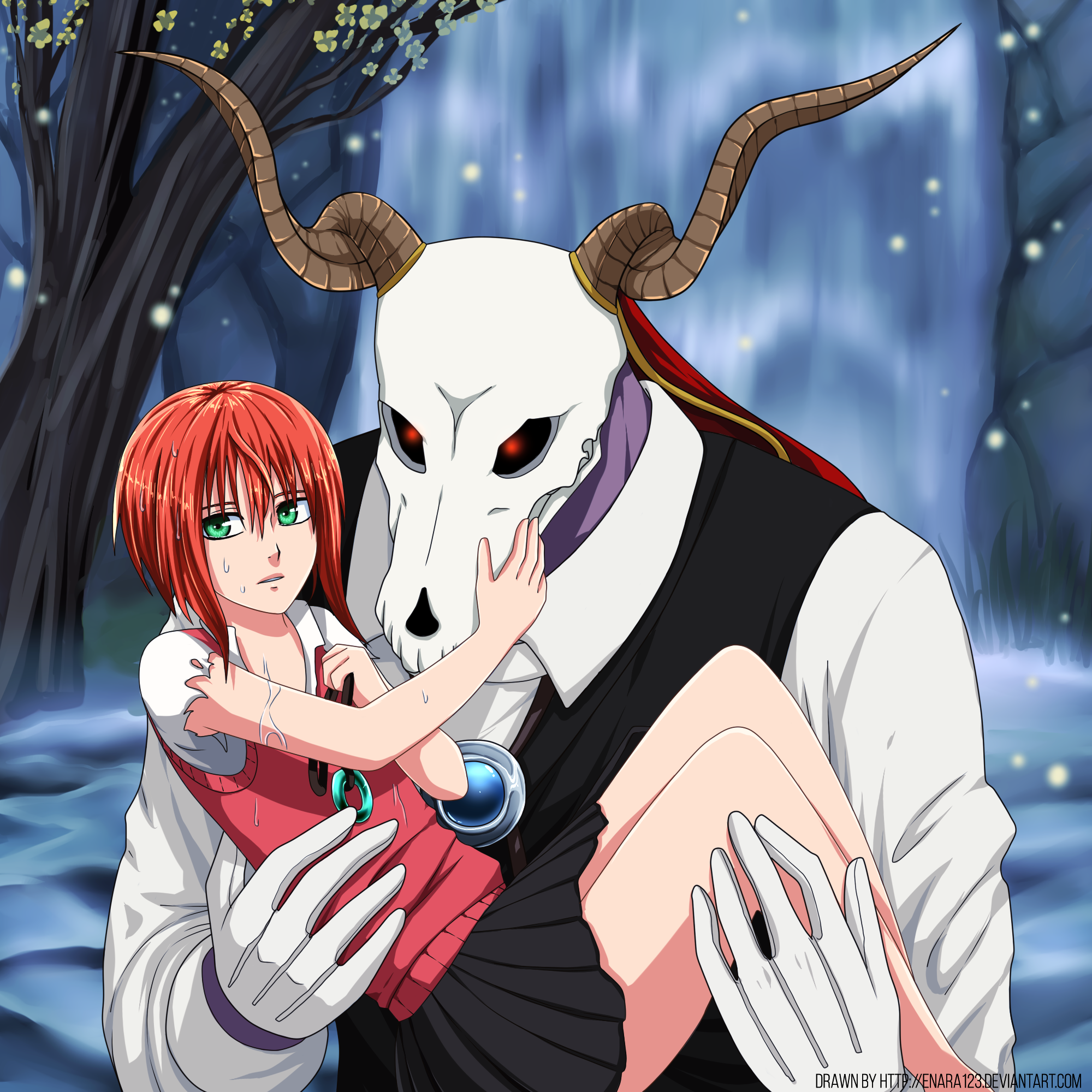 Mahou Tsukai no Yome EliasxChise by vanillaxbiscuit on DeviantArt